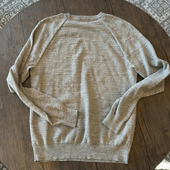 JCREW Men’s Heather Gray Slim fit Sweater 100% Cotton size medium - Picture 8 of 9